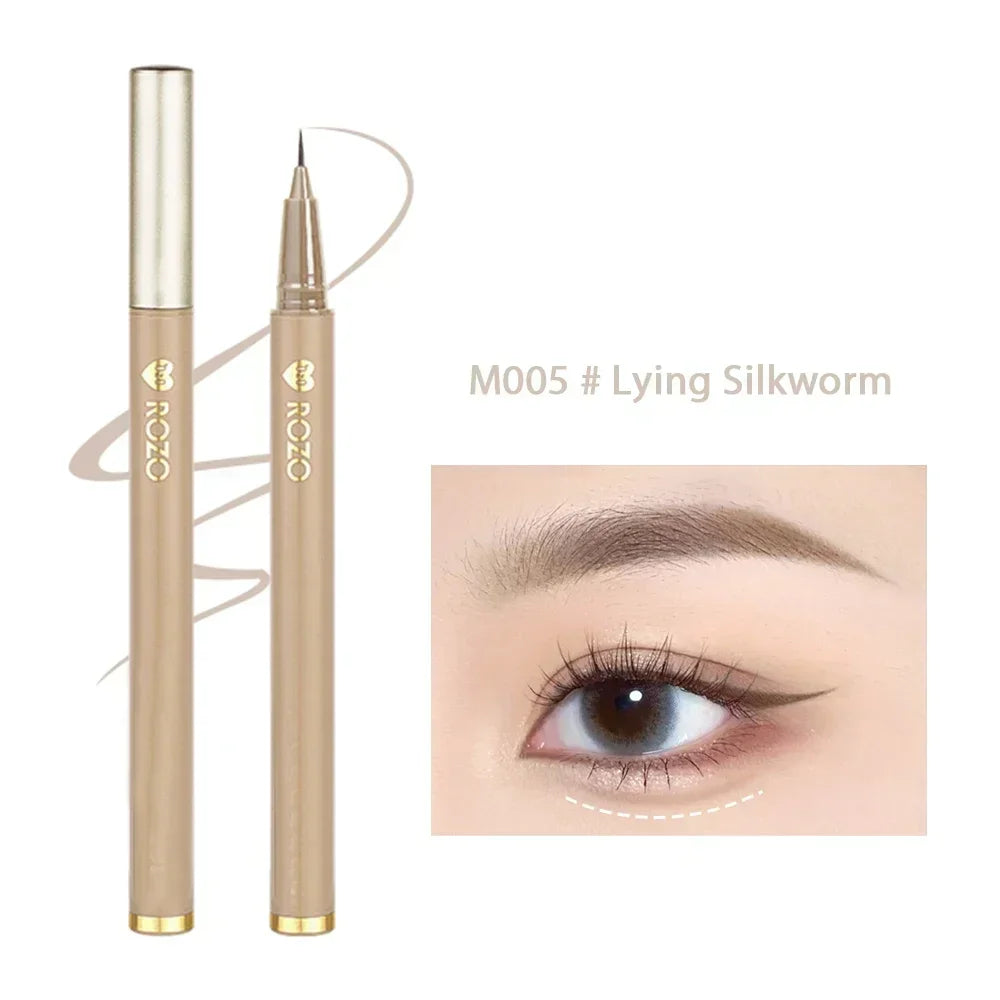 7 Colors Matte Glitter Eyeliner Pencil Waterproof Diamond Champagne Gold Brighten Lying Silkworm Highlighter Eyeliner Eye Makeup
