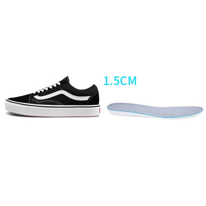 Height increase insoles for men/women 1.5/2.5/3.5 cm up invisiable arch support orthopedic insoles shock absorption EVA Material