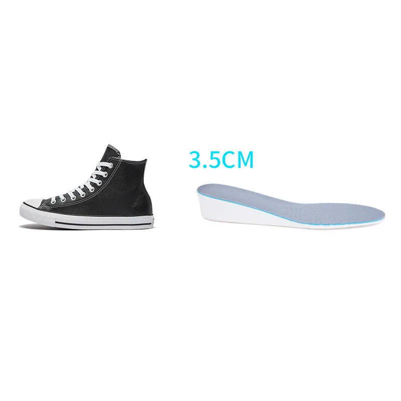 Height increase insoles for men/women 1.5/2.5/3.5 cm up invisiable arch support orthopedic insoles shock absorption EVA Material